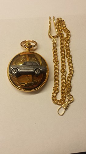 Montre de poche Triumph Vitesse effet étain et or poli faite à Sheffield