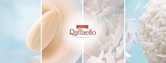 Ferrero Raffaello 230 g - Kokos-Mandel-Spezialität mit feiner Creme Kokos-Mandel-Konfekt mit ganzer Mandel & Creme zum Verschenken & Teilen Dankeschön-Geschenk als kleine Aufmerksamkeit