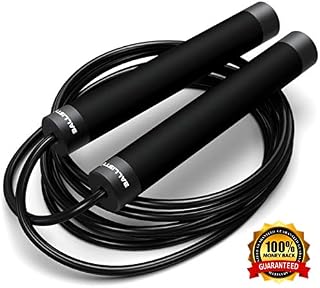 Ballistyx Jump Rope - Premium Speed Jump Rope with 360 Degree Spin, Steel