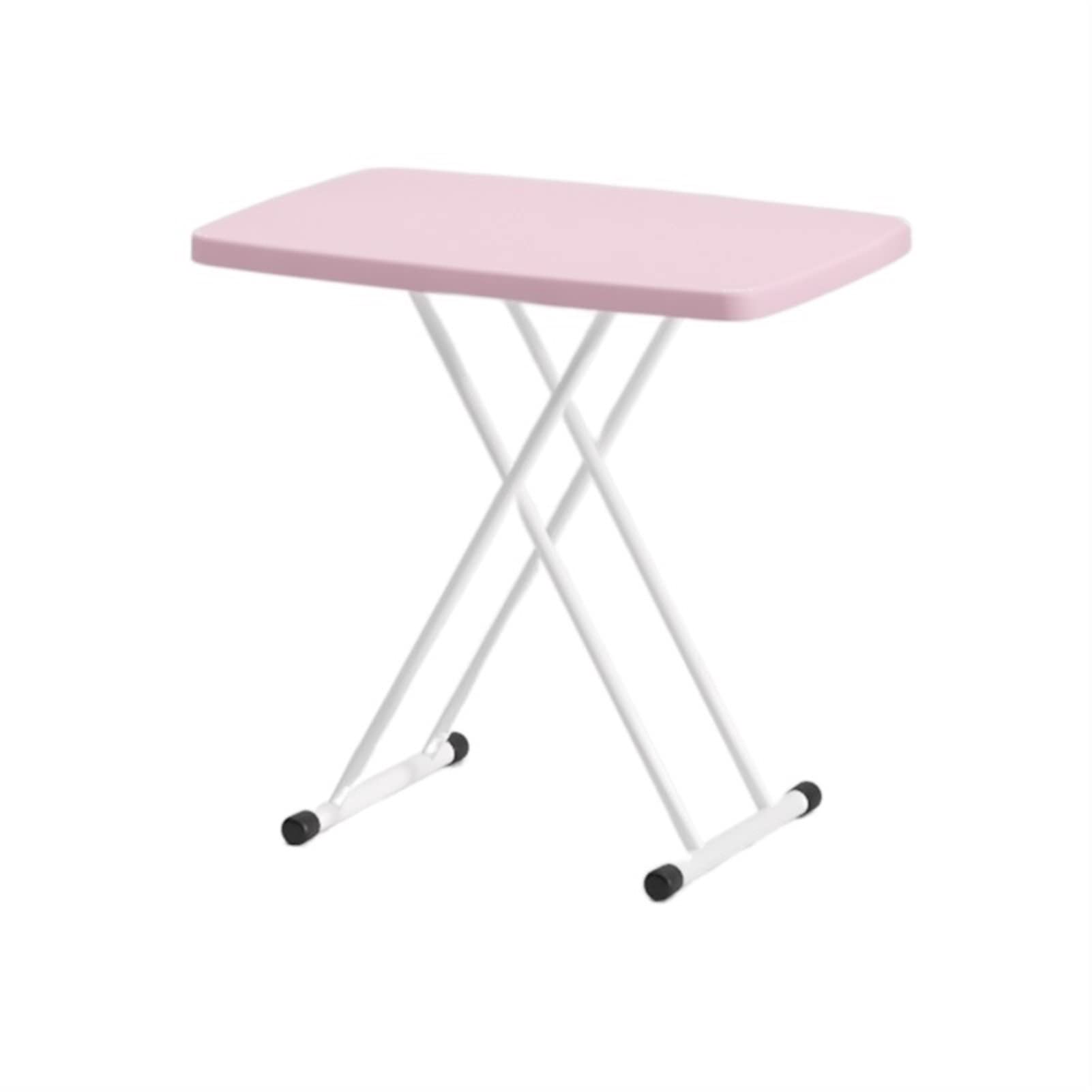 DUCKDOG Mesa Auxiliar Mesas de Sala de Estar Mesa de Centro pequeña para Exteriores con Patas elevables Mesa Central para Sala de Estar Mesa Auxiliar Cuadrada pequeña Plegable para Pasillo (Rosa)