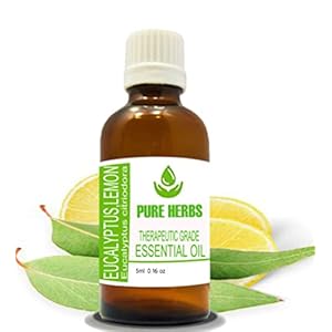 Pure Herbs Eucalyptus Citroen (Eucalyptus CITRIODORA) Pure & Natuurlijke Therapeutische Grade Essentiële Olie 5ml