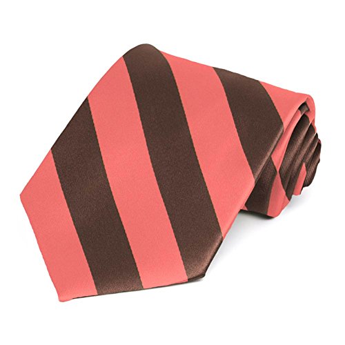Image of tiemart Men's Striped Tie Standard Length