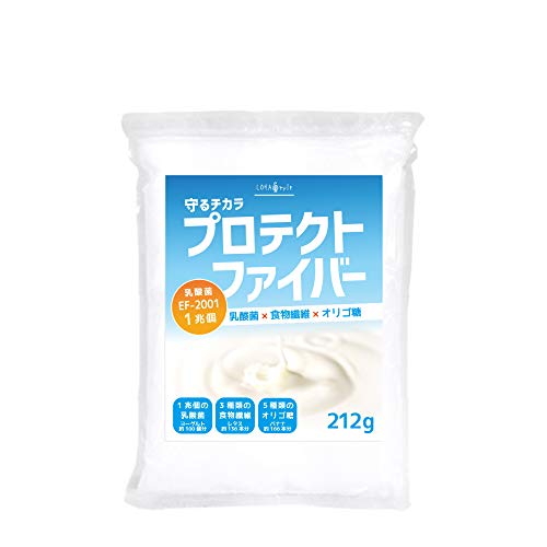 LOHAStyle プロテクトファイバー 212g 約30日分 乳酸菌1兆個 食物繊維