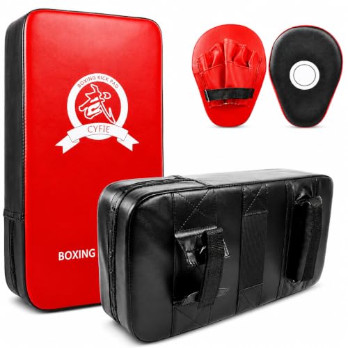 SEISSO Boxing Pad Mitts Set for Boxing, Karate, Muay Thai, MMA Training