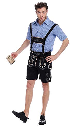 Halloween Shirt Suspenders Volwassen Herenkleding Duits Oktoberfest - Afbeelding 4