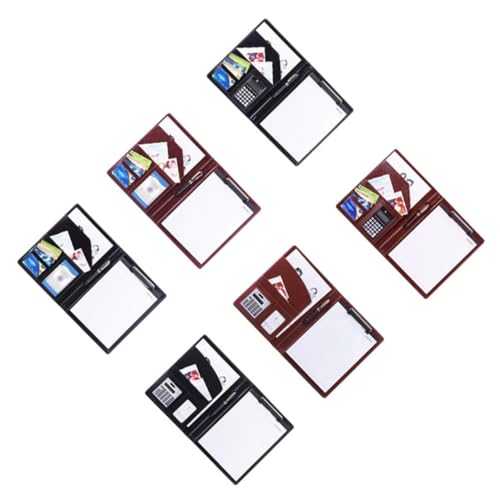 Porte documents cuir PU noir idéal pour vos réunions de bureau