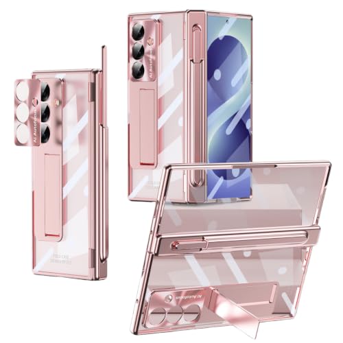 Coque Samsung Galaxy z fold8 Ultra rose anti-rayures qui ne jaunit pas