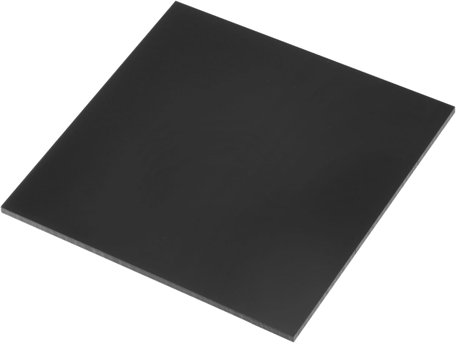 8 x 8 Inch UHMW Polyethylene Sheets, 1/8 Inch Thick Ultra High Molecular Weight Black Plastic Sheet [for Home, Industrial]