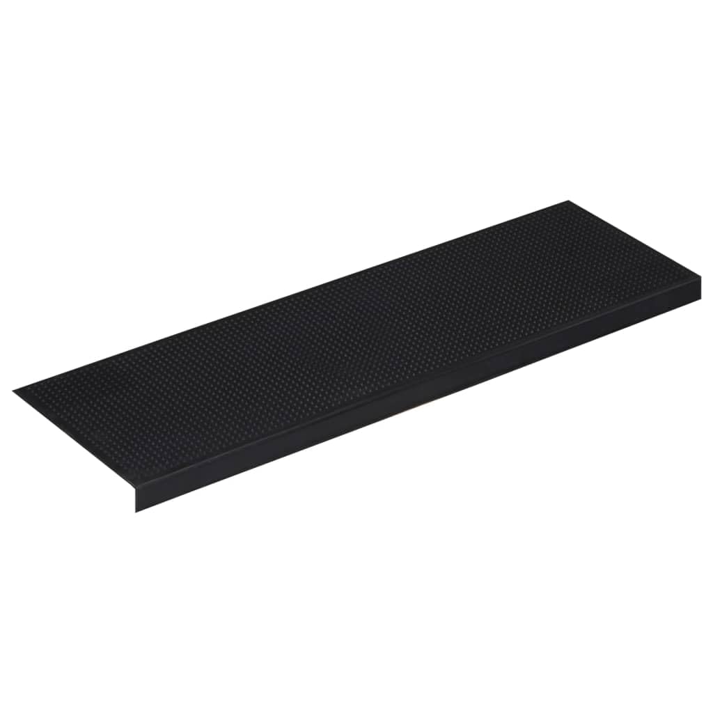 Tidyard Marches d'escalier 10 pcs 25x75 cm Caoutchouc, Tapis de Sécurité Antidérapant Marchette escalier d'intérieur pour Animaux Domestiques et Personnes Agée Style E