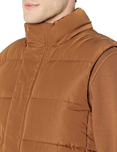Amazon Essentials Men's Relaxed-Fit Water Repellent Recycled Polyester Hooded Puffer Vest (Previously Amazon Aware)3
