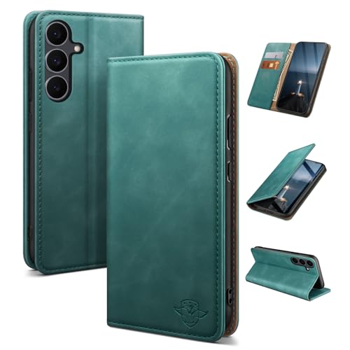 Etui cuir haut de gamme pour Samsung Galaxy S25 FE avec fermeture aimantée