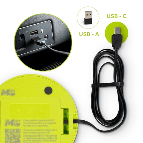 Miniatura 4 de Lightmup Connect Baliza V16 Homologada Dgt 3.0 Incluye Cable Y Pilas- Geolocalización Iot-Luz Emergencia Conectada - Señal Obligatoria En 2026- Datos Telefónica Tech Hasta 2038 Light Mup Connect