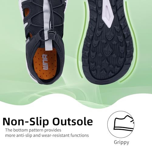 Mens Wide Toe Summer Sandals Closed Toe Shoes Hiking Sandal Outdoor Athletic Recovery Walking Shoes US 8-134