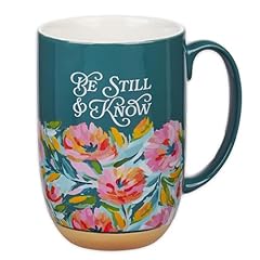 Dark Teal Floral/Be Still