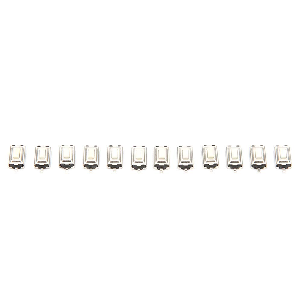 Interruttore a pulsante tattile 200 pezzi, toppa tattile per prodotti elettronici 6 x 3 x 2,5 mm, interruttore tattile per interruttore a chiave a distanza per auto, batteria per auto