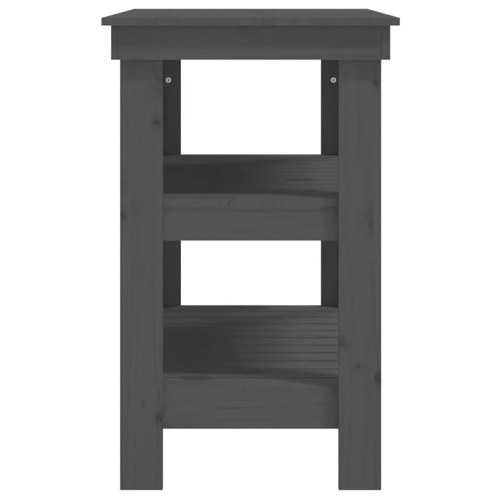 ShGaxin Banco de Trabajo, Mesa De Trabajo Taller, Caballete Mesa, Banco Herramientas, Bancada De Trabalho, Caballete para Mesa, de Madera Maciza de Pino Gris 78,5x50x80 cm