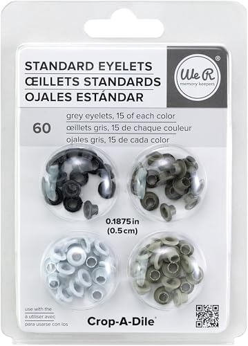 We R Eyelets Standard 60/Pkg-Gray