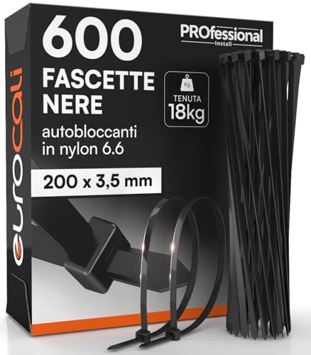 Basi Per Fascette Stringicavo &ndash; 25 Mm &ndash; Neutro E Nero &ndash; Confezione Da 1 A 100 Pezzi &ndash; Zexum