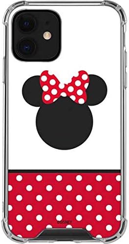 Skinit Clear Phone Case Compatible with iPhone 12 - Officially Licensed Disney Minnie Mouse Symbol Design
