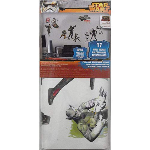 Joy Toy 26220 Wandtattoos Star Wars Rebels 4 Blätter mit 17 Elementen