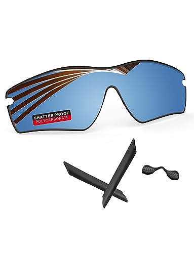 Image of PRO+ Polycarbonate Replacement Lenses & Rubber Kits for Oakley RadarLock Series Sunglasses