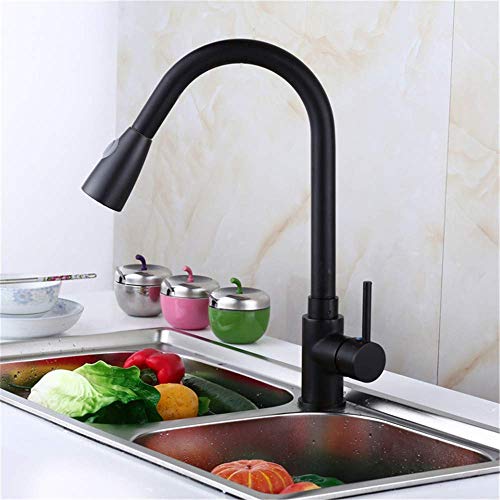Robinet tirer rétro noir ORB pour simplifier la cuisine au quotidien