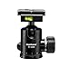Produktbild Mantona Onyx 8 Kugelkopf (M1-3008A) Arca-Swiss kompatible Schnellwechselplatte 50 mm, professionelle Verarbeitung für DSLR, spiegellose Kamera, Systemkamera, Digitalkamera, Camcorder schwarz