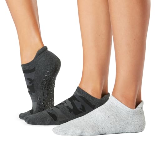 Image of TAVI Savvy Grip Socks - Pilates Socks for Women with Non-Slip Grips, Heel Tab and Arch Support, Wear for Yoga, Barre, Dance