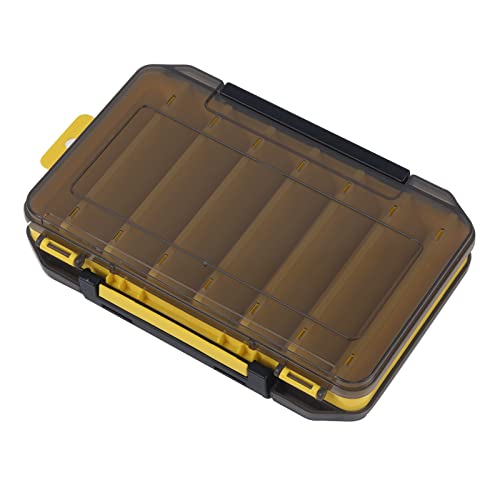 Goture Double Sided Fishing Tackle Box - Placing Bait Plastic Tackle Box Organizer Waterproof Portable Storage Container #TOP4