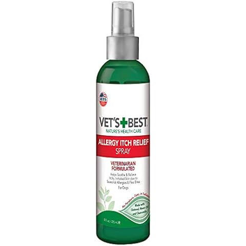 Vet's Best Allergy Itch Relief Spray for Dogs | Soothes Dog Dry Skin | Relieves the Urge to Itch, Lick, and Scratch 235ml Cover
