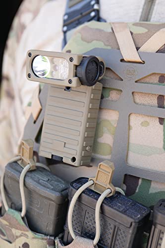 Image of Streamlight 14032 Sidewinder 55-Lumens LED Military Flashlight with (2) AA Alkaline Batteries in Box, Coyote