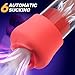 Sex Toys for Men Penis Pumps - Male Masturbator with Automatic Electric Sucking Enlargement- Vibration & Suction Pocket Pussy Stroker with Rose Inner Sleeve,Cafatop Penis Extender Oral Sex Toys