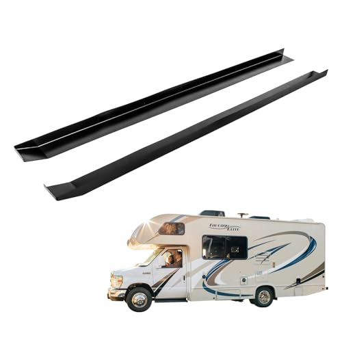 RV Slide Out Ski Set RV Floor Saver Solution Corner Edge Protector Tracks Prevent from Sticking/Catching for RV Camper 2Packs(Do Not Include Butyl)