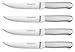KitchenAid KKFSS4ST Classic Forged Series Brushed Steak Knife Set (Set of 4), Stainless Steel, 4.5"