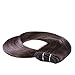 Produktbild hair2heart 100g Echthaar-Tresse - glatt - 70 cm - #2 dunkelbraun