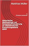  Historische Maßnahmen zur Schadstoffminderung an Dieselmotoren Forschungsstand 2001