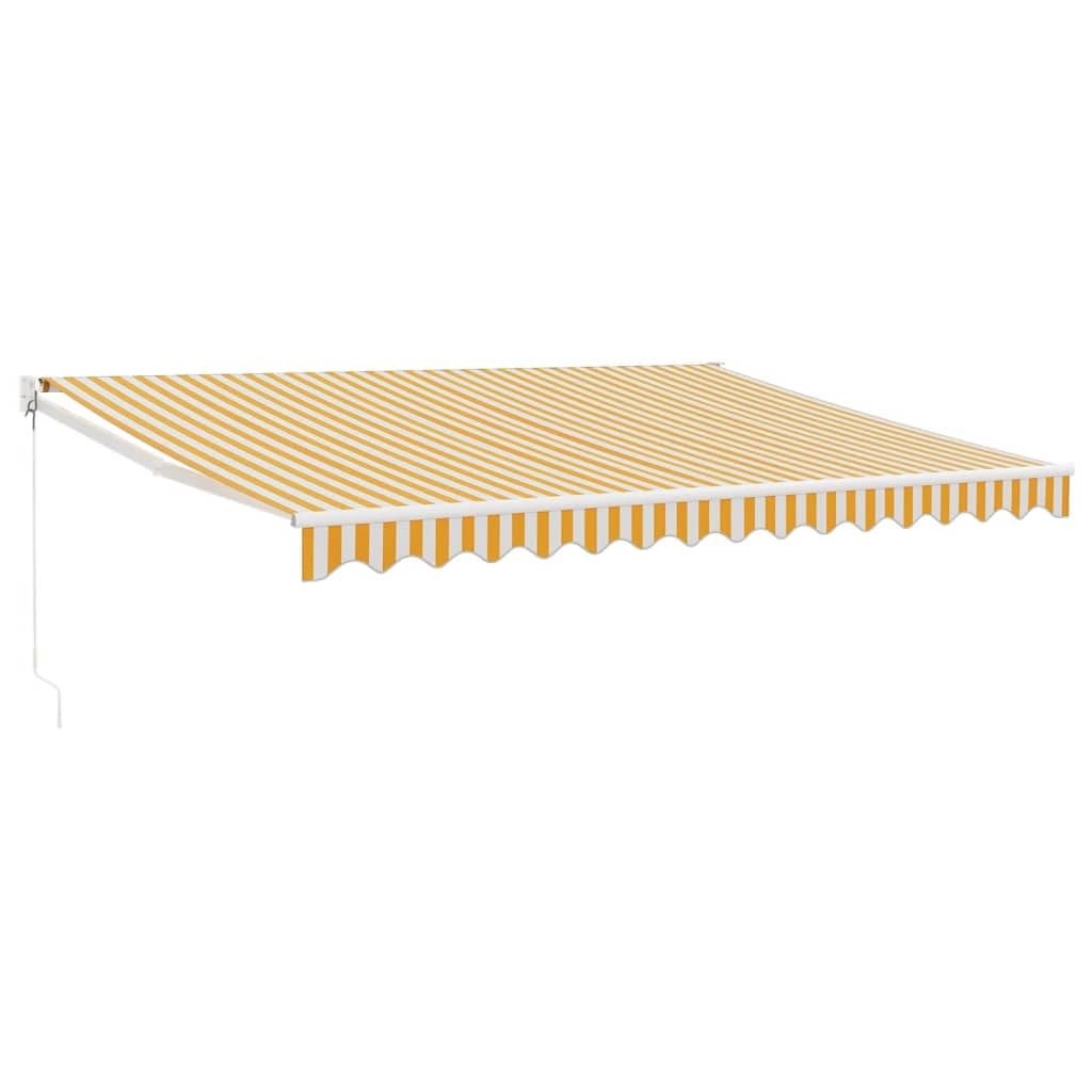 Auvent de jardin rétractable 4,5x3 m pour ombrager vos repas sur la terrasse