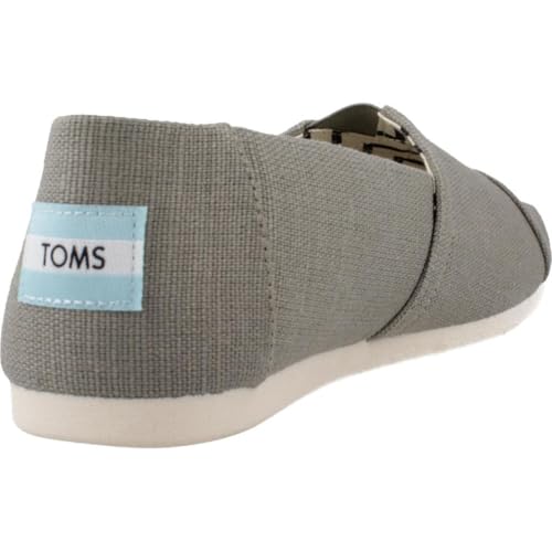 TOMS Men's Alpargata Classic Espadrilles, Heritage Grey Vetiver Canvas, 43 EU3