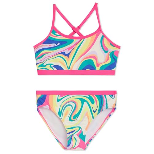 Image of Lands' End Girls' Swim UPF 50+ Adjustable Strap Bikini Set