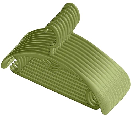 Cintre pour pull sans bosse dressing ordonné sans plis lot de 10 vert - 8