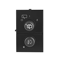 Vista 1 de Interruptor del limpiaparabrisas trasero, interruptor de control de luz antiniebla, compatible con Chevy Suburban 1500 2500 2003-2006 / Tahoe/GMC