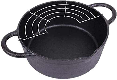 Freidora de hierro fundido/freidora pequeña para uso doméstico/mini cocina de inducción de cerámica