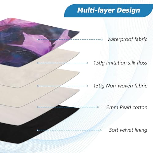 Funda para portátil 13-14 pulgadas con diseño acuarela miniatura 4