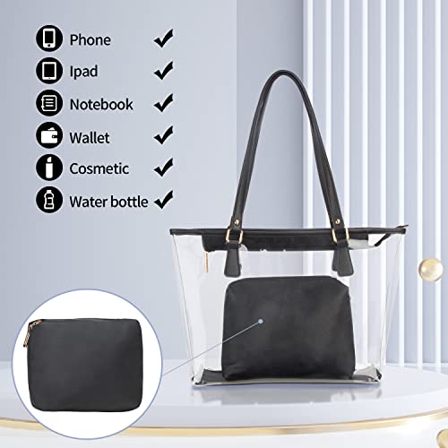 MICOM Cute Neno Candy Color Polka Dot Clear Bags Beach Tote Shoulder Handbag2