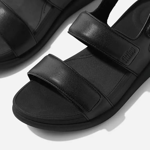 Image of FitFlop F-Mode Go Adjustable Flatform Back-Strap Sandals