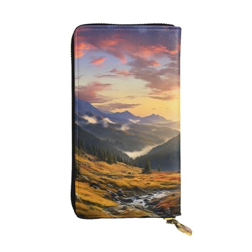 Portefeuille femme motif montagne idéal pour vos sorties quotidiennes et voyages légers