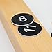 StayMax Plastic Number Tags Engraved Numbered Tags Without Hole (1-50, Black)
