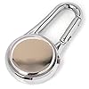 WONOLO Clip on Carabiner Luminous Face FOB Watch Digital for Doctors Nurses Paramedics Chefs Sport Unisex Men Women (Silver) #3