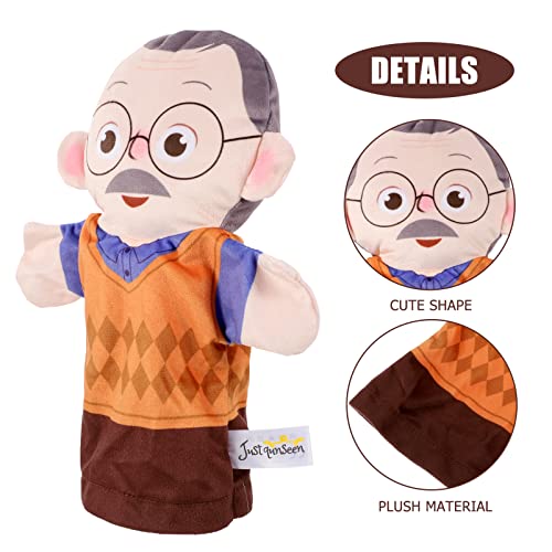 TOYANDONA Fantoches De Mão Da Família Avós Brinquedos De Fantoche De Mão De Pelúcia 2 Peças Fantoche