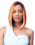 BOBBI BOSS Bobbiboss 13x4 Deep Lace Free Parting Wig - MLF231 SUZY, Natural Baby Hair with Pre Plucked, First Class Hair Wig and Flex Fit Cap (TC1B/613)